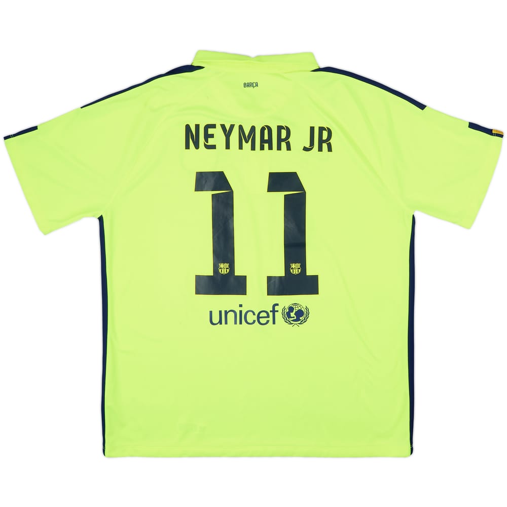 2014-15 Barcelona Third Shirt Neymar Jr #11 - 7/10 - (XXL)