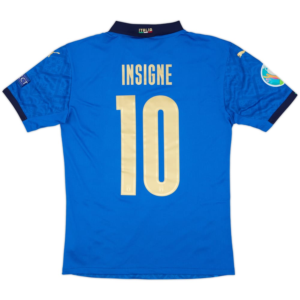 2020-21 Italy 'Euro Final' Authentic Home Shirt Insigne #10 (M)