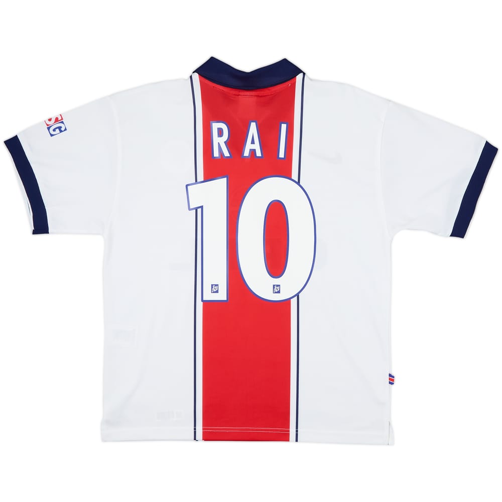 1997-98 Paris Saint-Germain Away Shirt Rai #10 - 8/10 - (M)