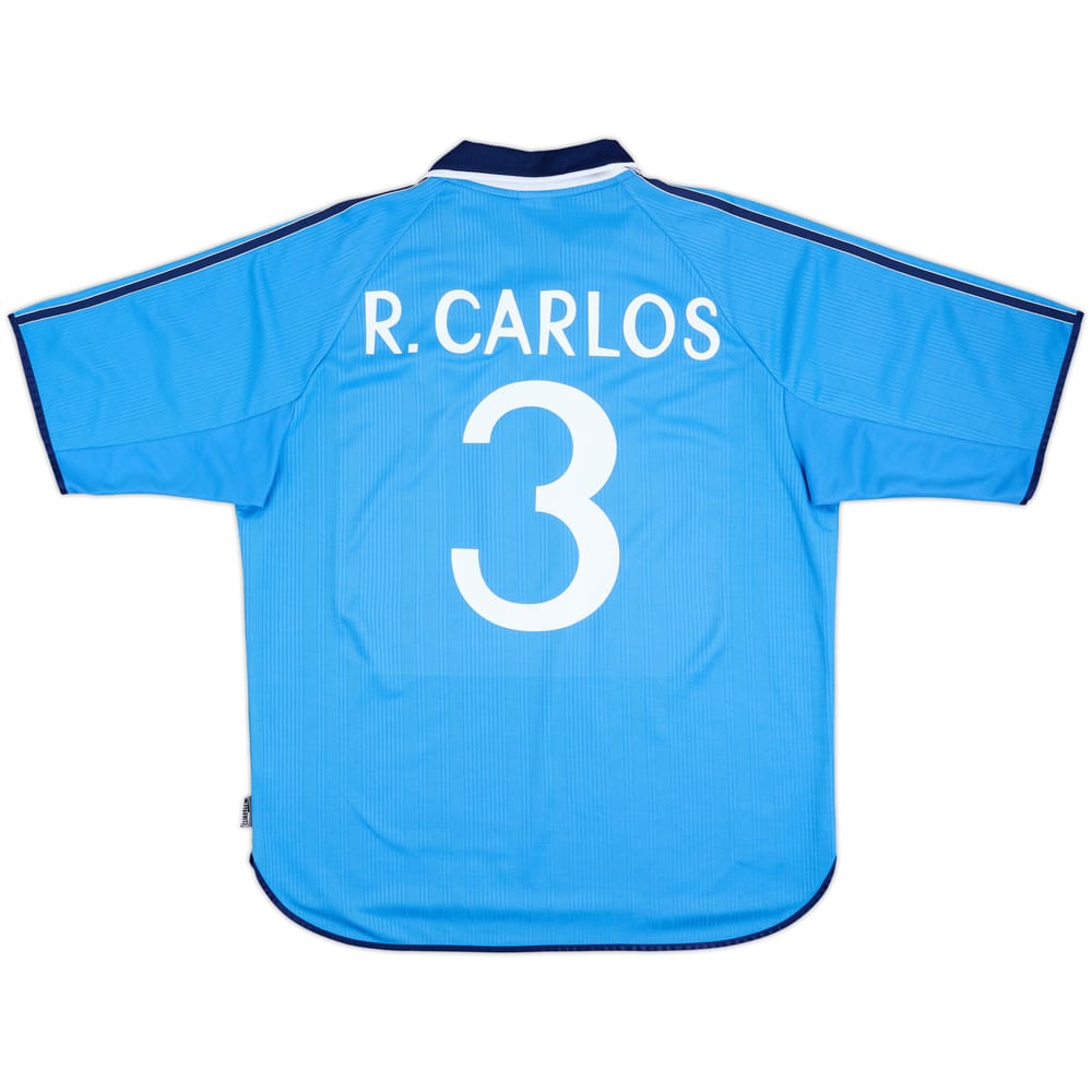 Camiseta de la tercera equipación del Real Madrid 1999-00 R.Carlos #3 - 8/10 - (XL)