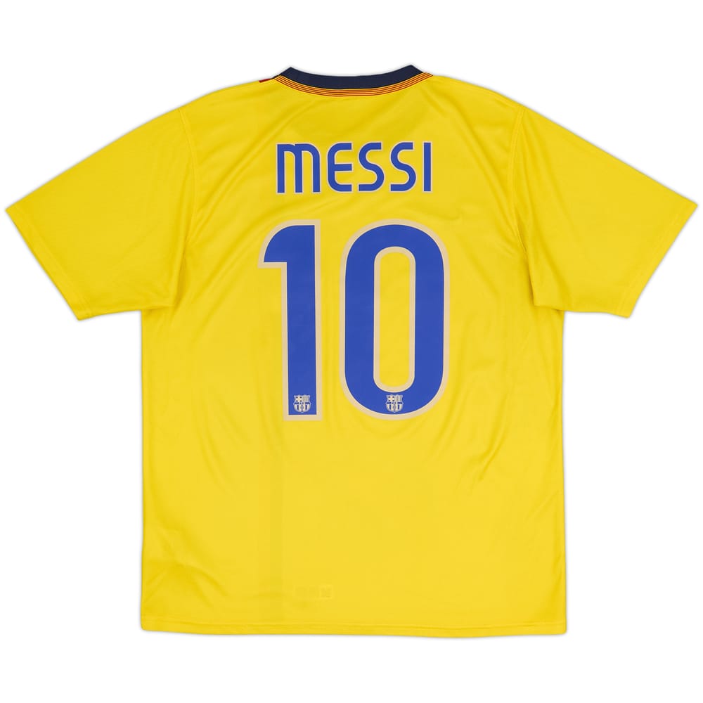 2008-10 Barcelona Basic Away Shirt Messi #10 - 8/10 - (M)