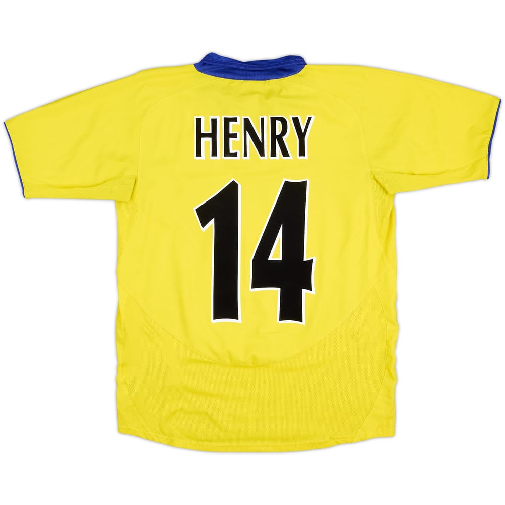 2003-05 Arsenal Away Shirt Henry #14 - 6/10 - (XL.Boys)