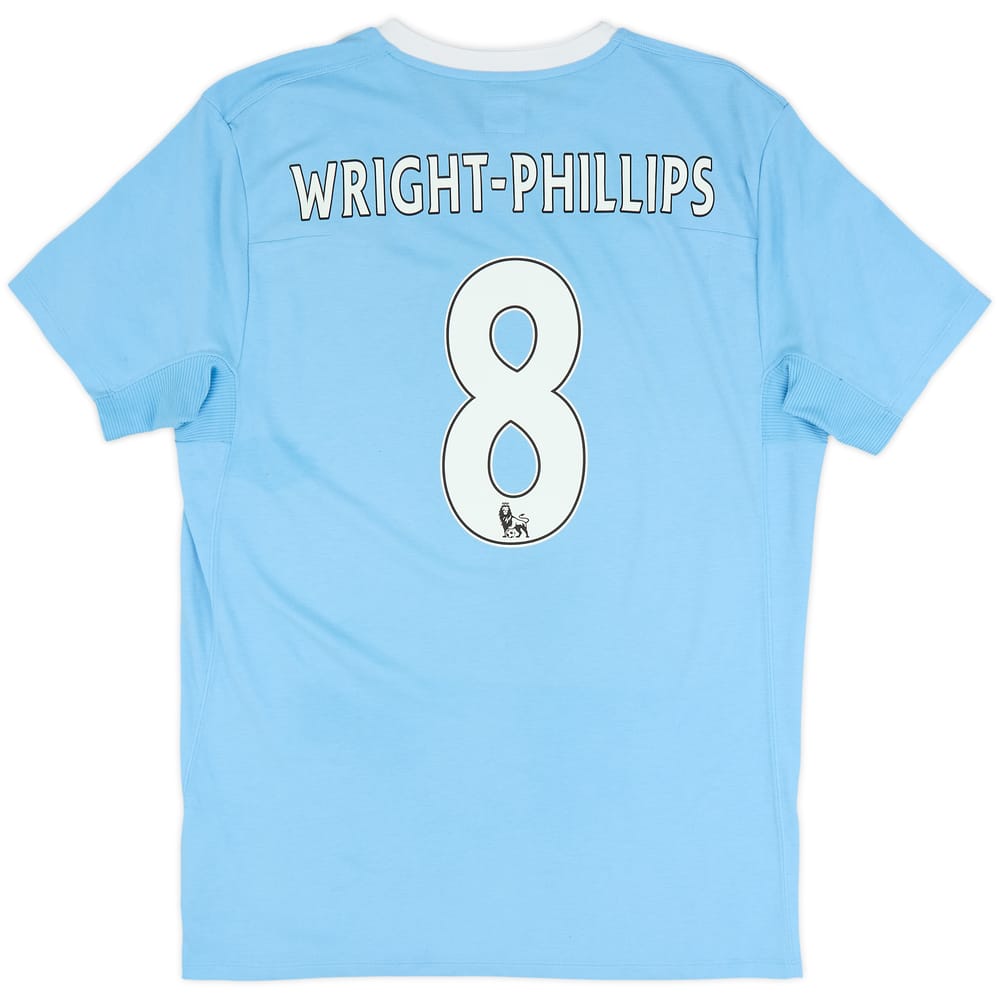 Camiseta de local del Manchester City 2009-10 Wright-Phillips #8 - 7/10 - (L)