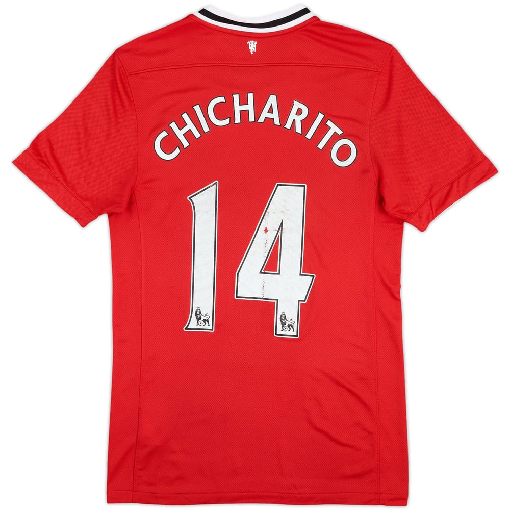 2011-12 Manchester United Home Shirt Chicharito #14 - 5/10 - (S)