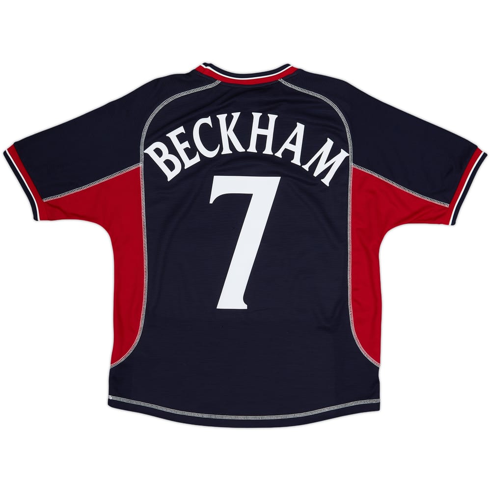 2000-01 Manchester United Third Shirt Beckham #7 - 9/10 - (Y)