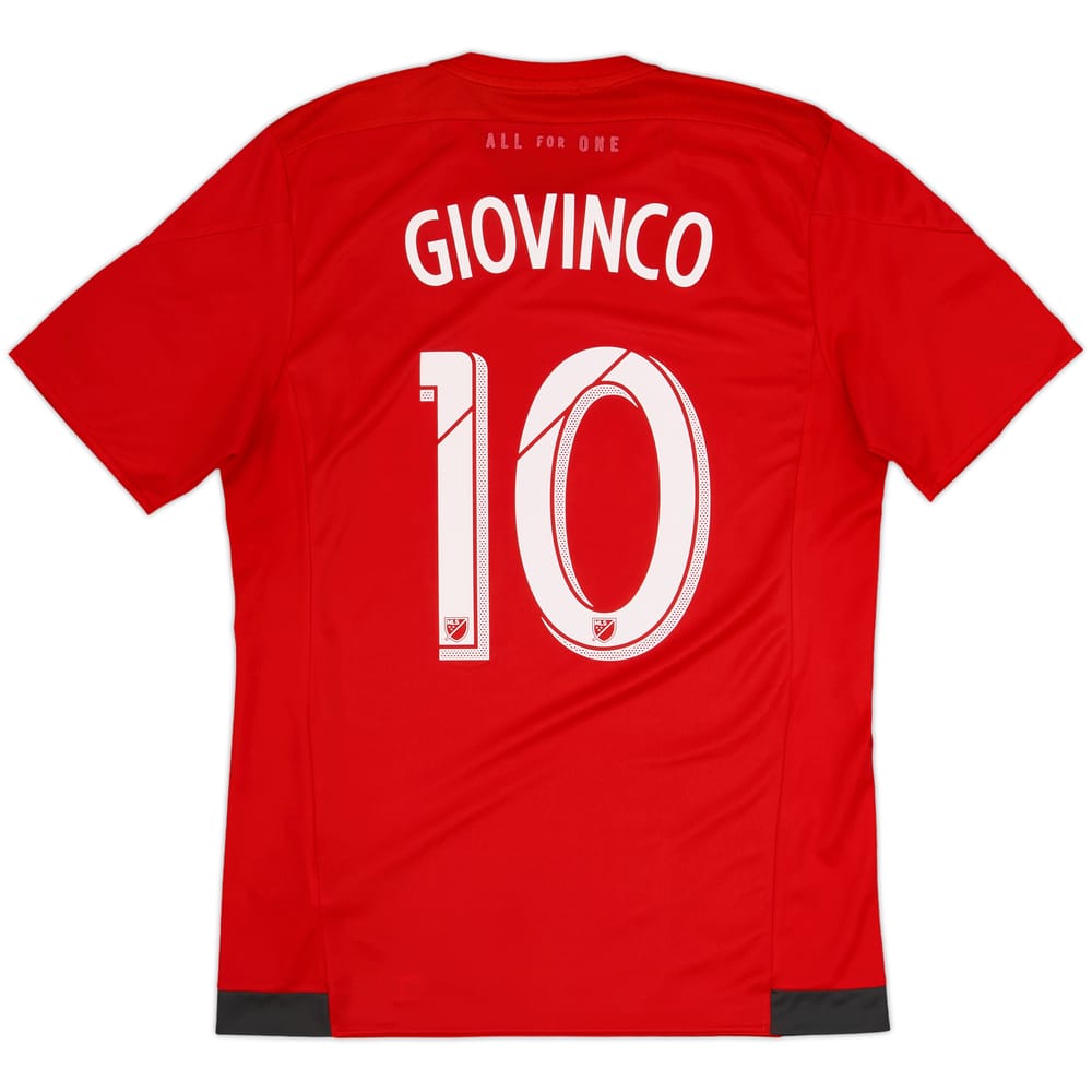 Camiseta auténtica de local del Toronto 2015-16 Giovinco #10 - 8/10 - (L)