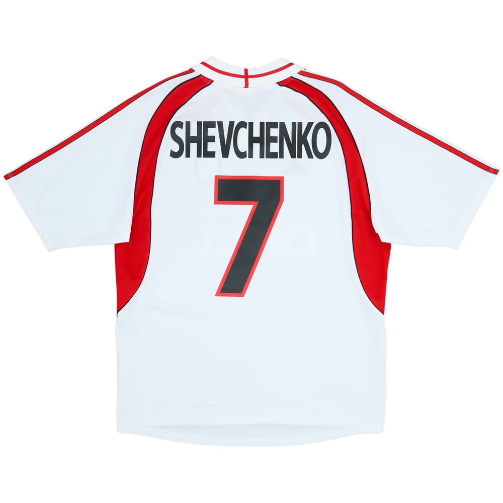 2000-02 AC Milan Camiseta Visitante Shevchenko #7 - 8/10 - (L)
