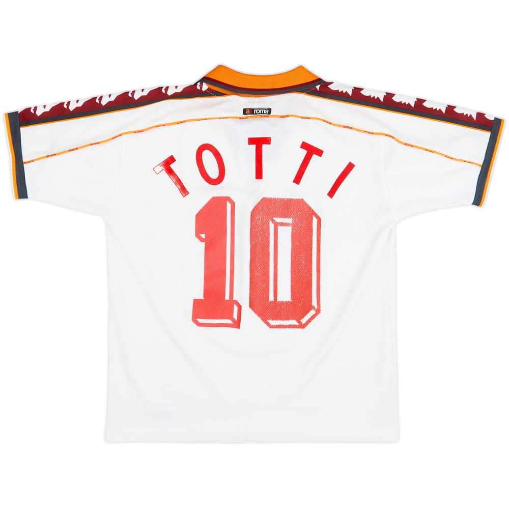 1998-99 Roma Away Shirt Totti #10 - 5/10 - (XL.Boys)