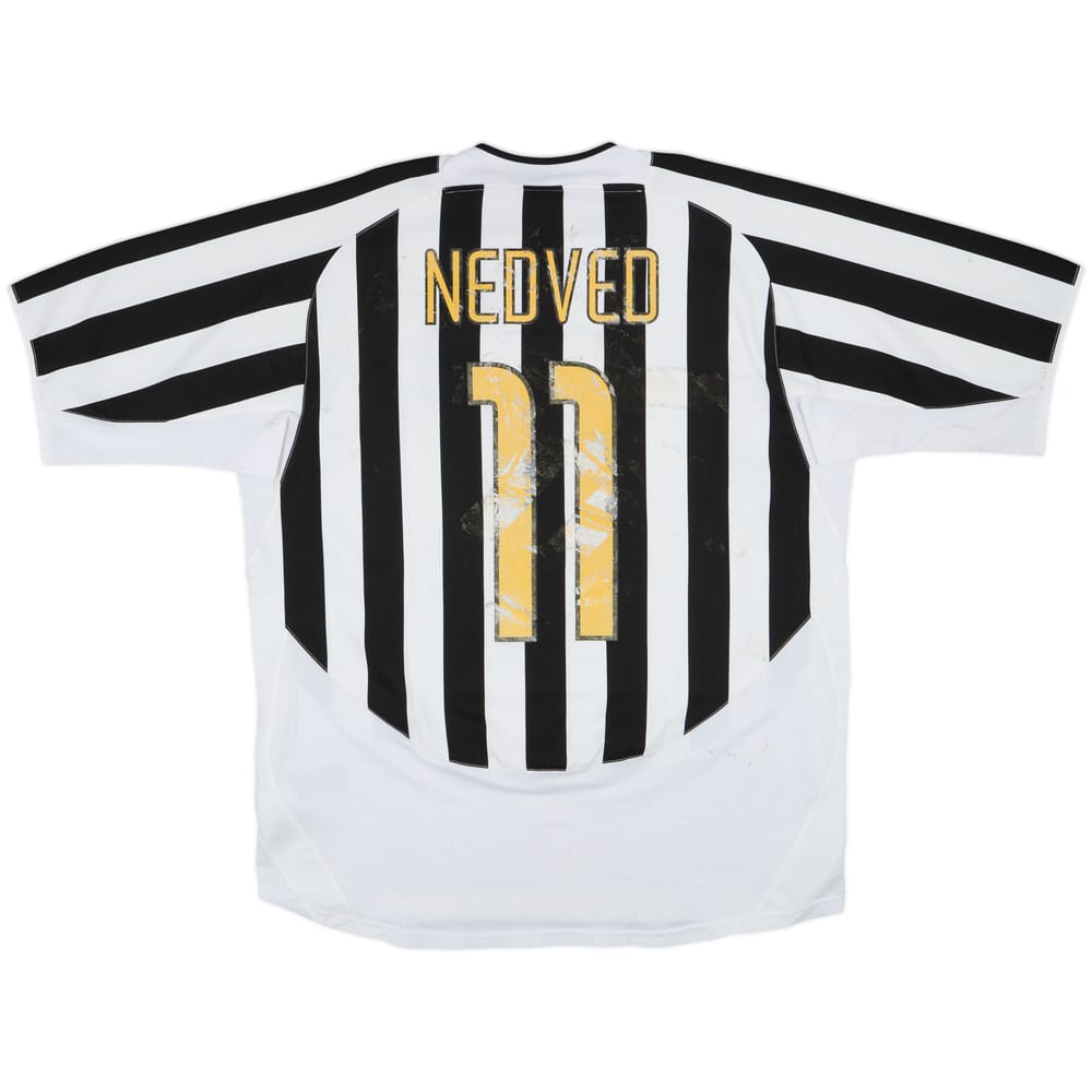 2003-04 Juventus Home Shirt Nedved #11 - 4/10 - (XL)