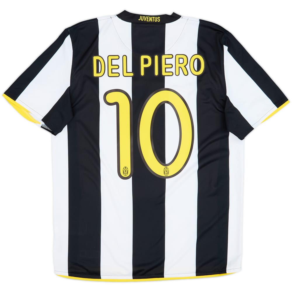 2008-09 Juventus Home Shirt Del Piero #10 - 8/10 - (M)