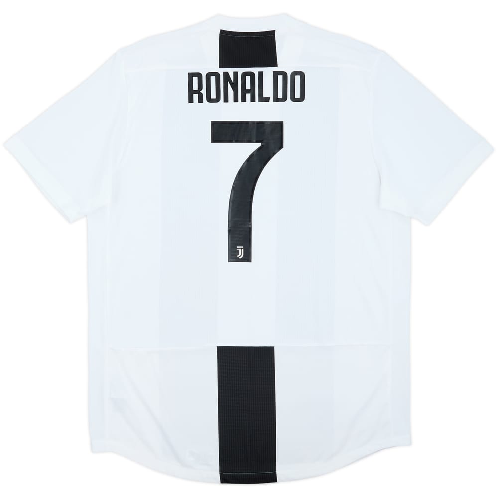 2018-19 Juventus Authentic Home Shirt Ronaldo #7 - 8/10 - (XL)