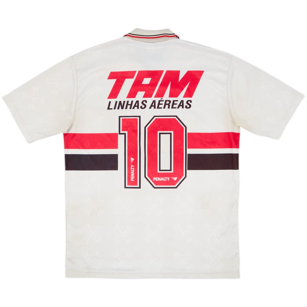 1993 Sao Paulo Home Shirt #10 - 6/10 - (XL)