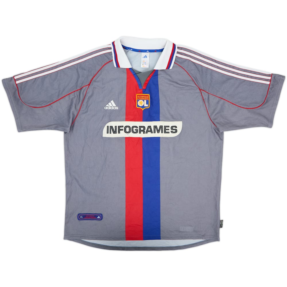 2000-01 Lyon Away Shirt - 8/10 - (XL)