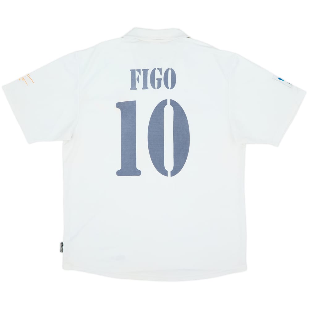 2001 Real Madrid Camiseta Local - 4/10 - (L)