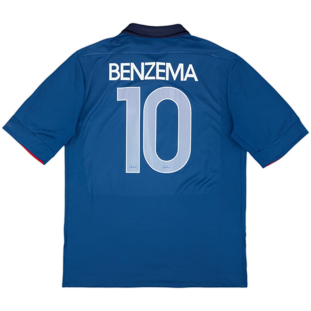 2011-12 France Home Shirt Benzema #10 - 6/10 - (L)