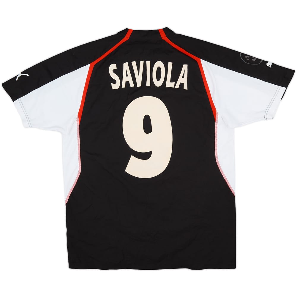 2004-05 Monaco Away Shirt Saviola #9 - 5/10 - (M)