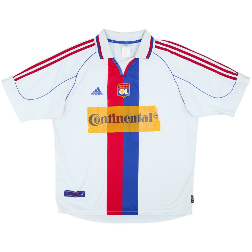 Camiseta de local del Lyon 2000-01 Edmilson #3 - 5/10 - (L)