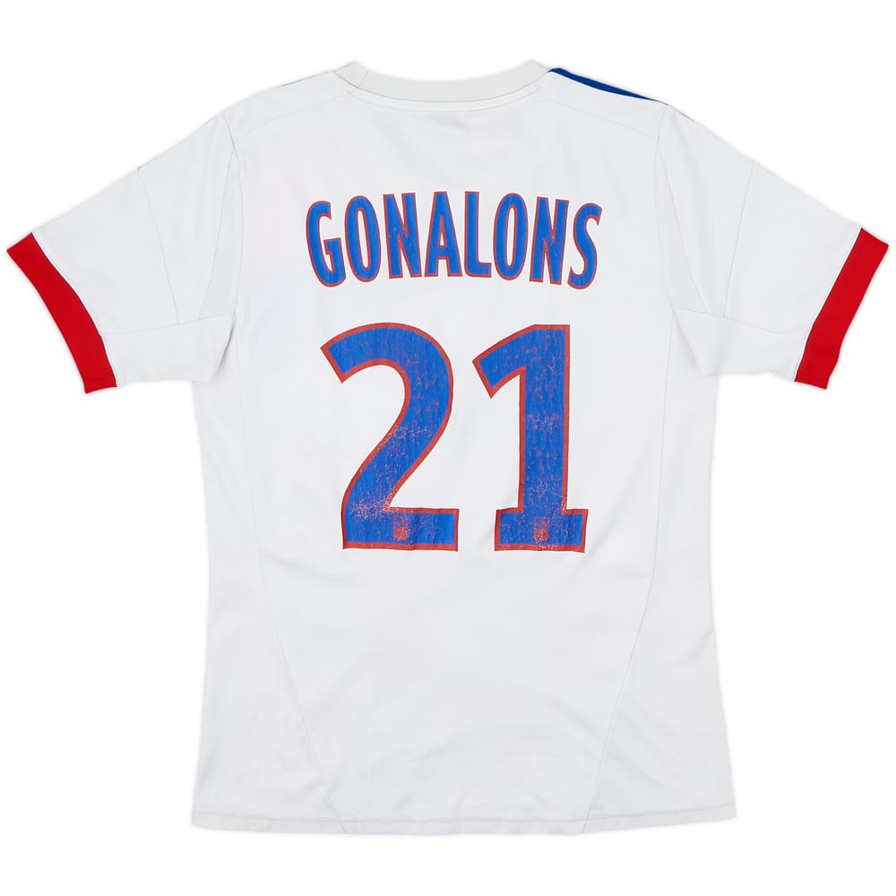 2012-13 Lyon Home Shirt Gonalons #21 - 5/10 - (XL.Boys)