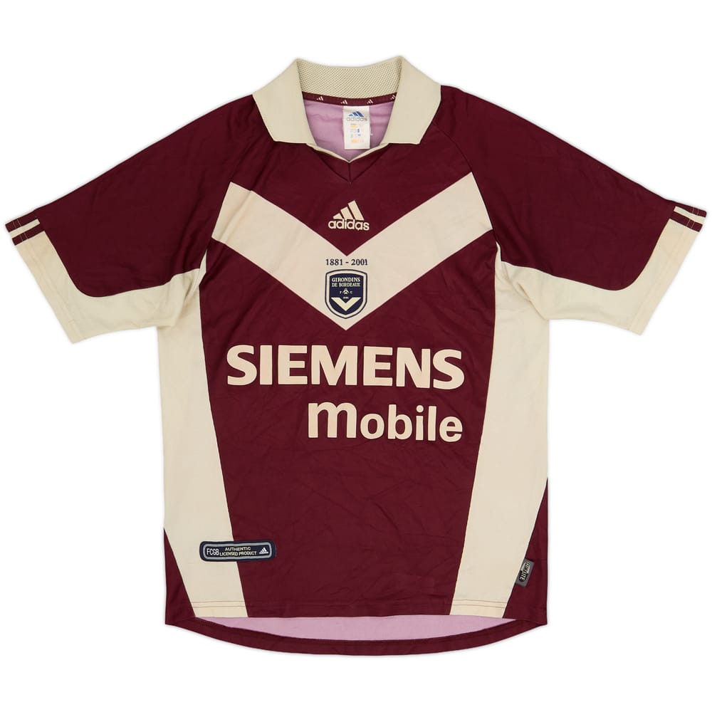 Camiseta de la tercera equipación de Bordeaux 2001-02 - 8/10 - (S)