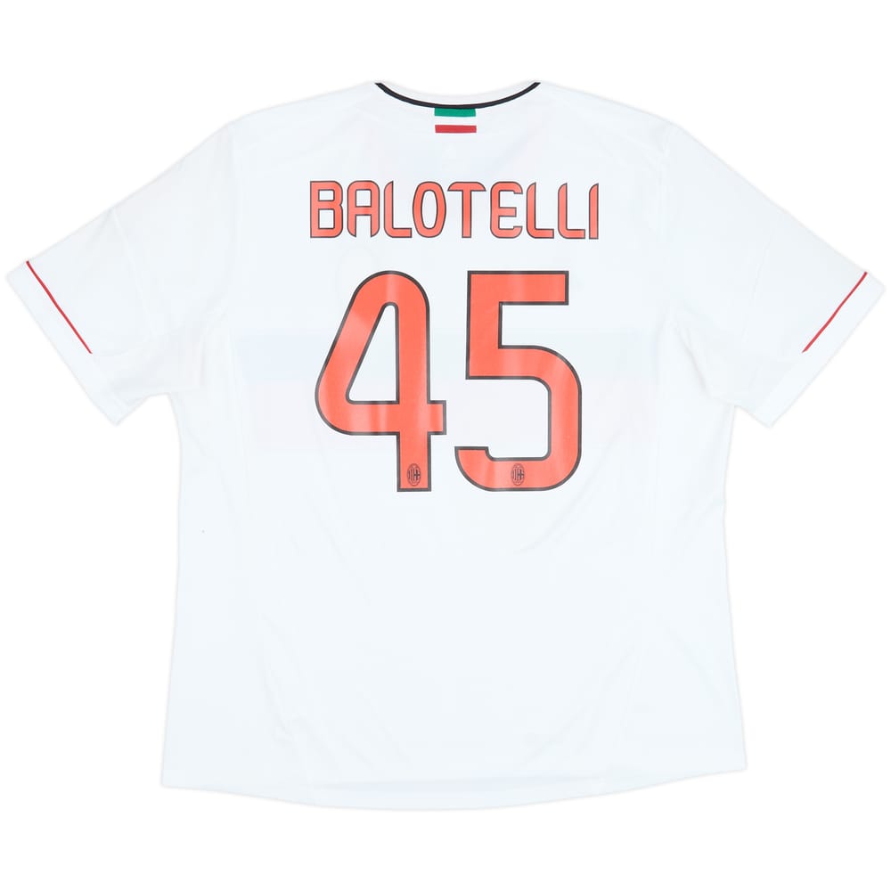 2012-13 AC Milan Away Shirt Balotelli #45 - 8/10 - (XXL)