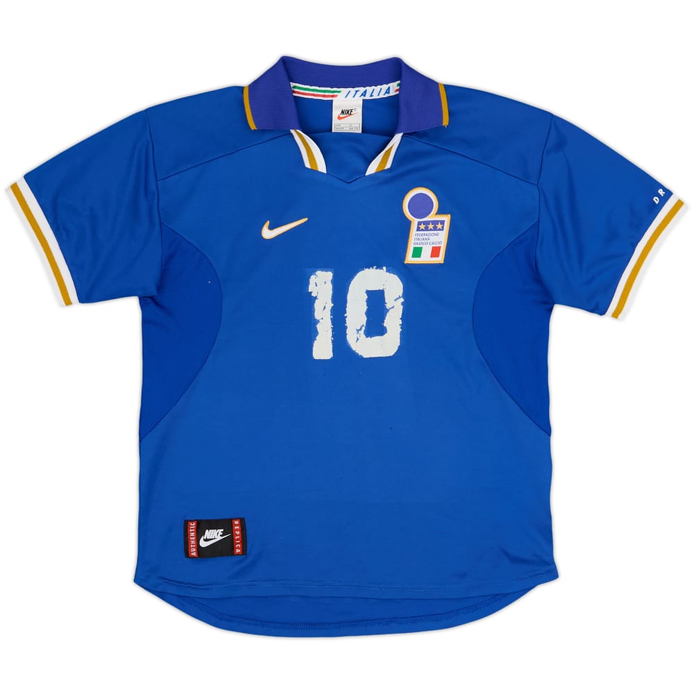 1996-97 Italy Home Shirt #10 - 4/10 - (XL.Boys)