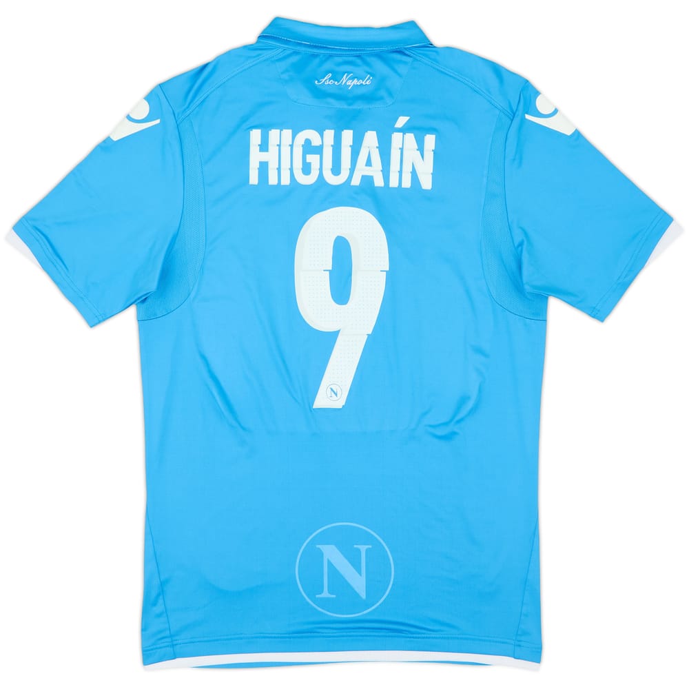 2014-15 Napoli Home Shirt Higuain #9 - 4/10 - (XXL)