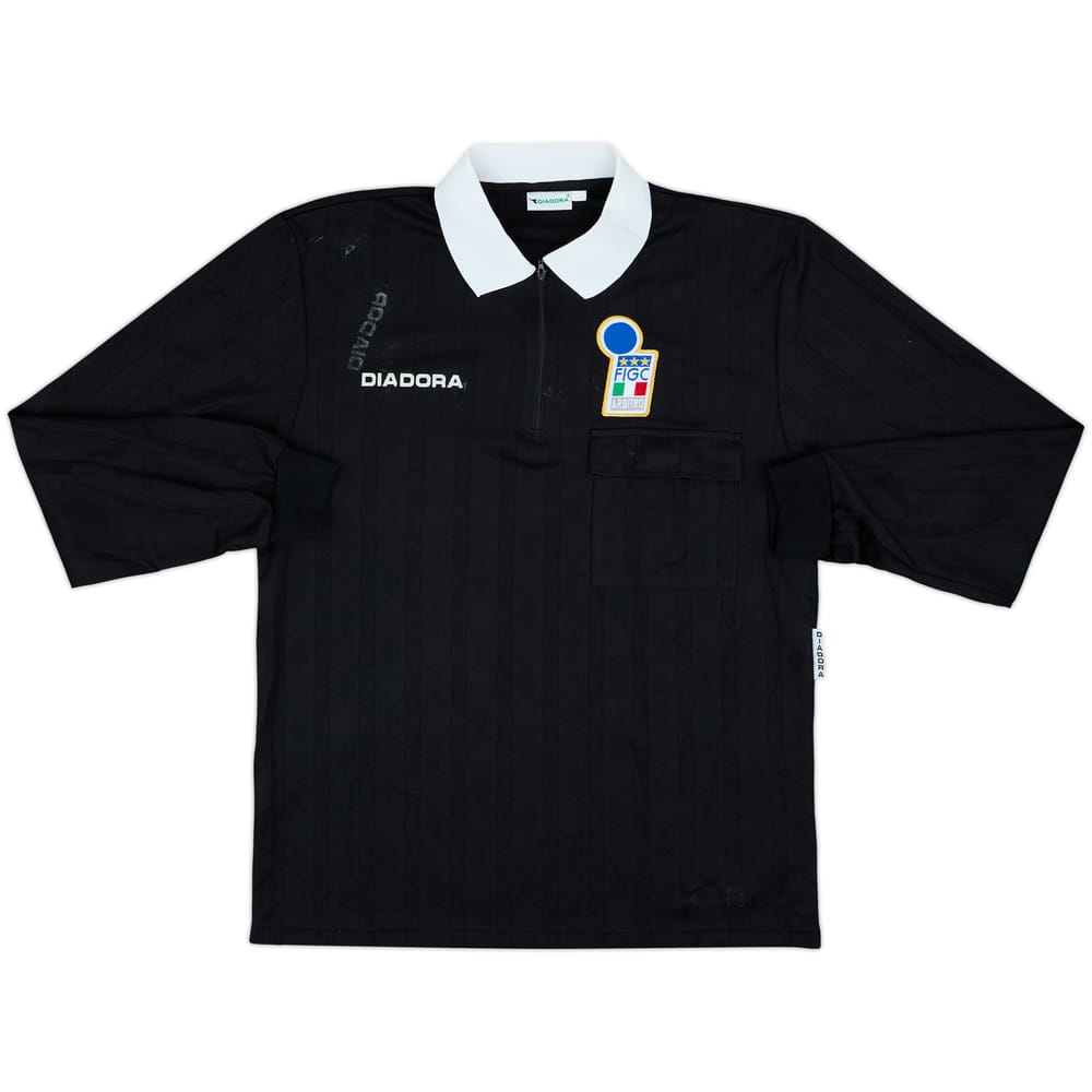 1990s Italy FIGC Diadora Referee L/S Shirt - 6/10 - (L)