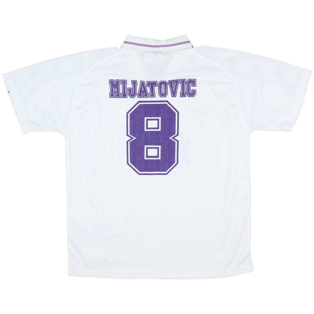 1996-97 Real Madrid Taquy Home Shirt Mijatovic #8 - 8/10 - (XL)