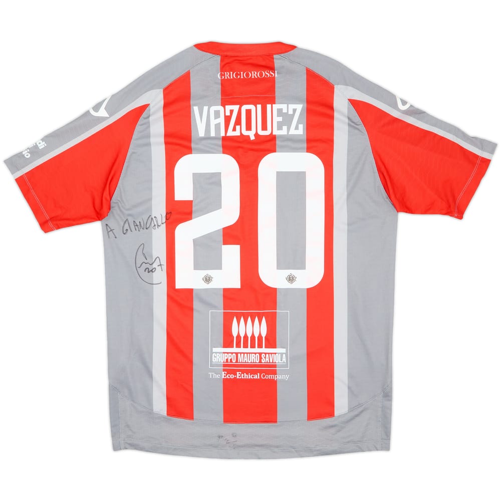 Camiseta de local firmada del Cremonese 2023-24 Vazquez #20 (L)
