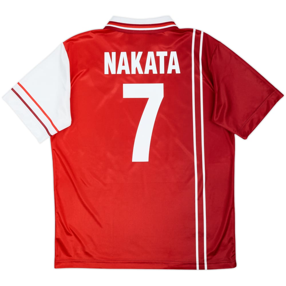 1998-99 Perugia Home Shirt Nakata #7 - 8/10 - (XL)
