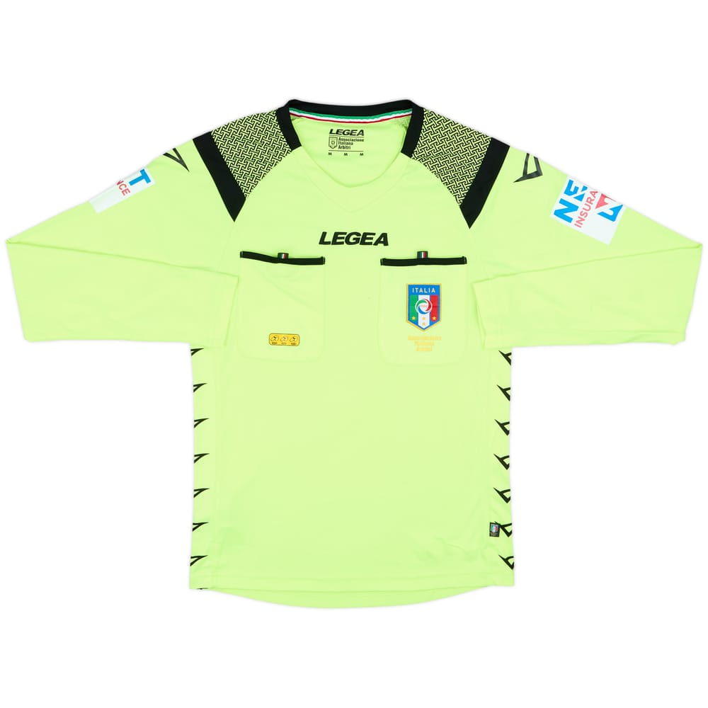 2019-20 Italy Legea Referee L/S Shirt - 8/10 - (M)