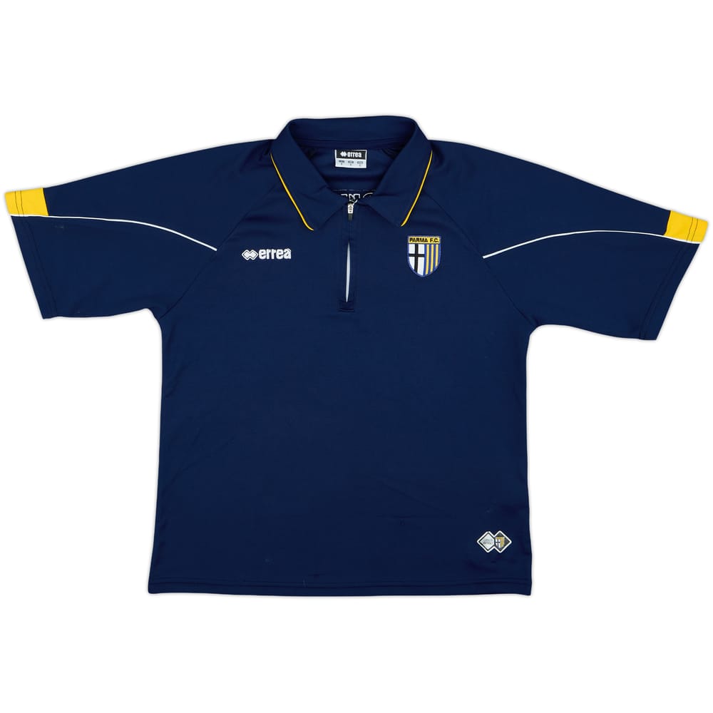 2012-13 Parma Errea 1/4 Zip Polo Shirt - 8/10 - (S)