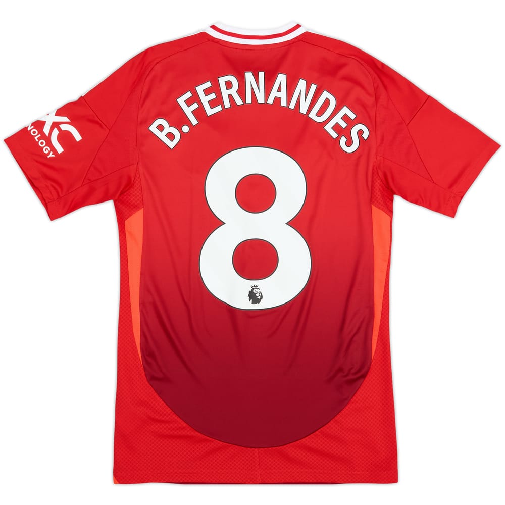 2024-25 Manchester United Home Shirt B.Fernandes #8 - 9/10 - (XS)