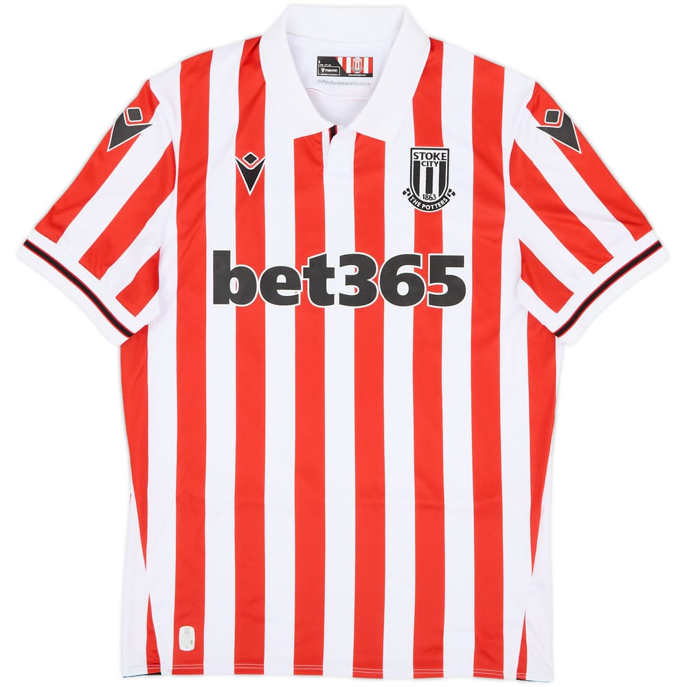 2023-24 Stoke City Home Shirt - 8/10 - (S)