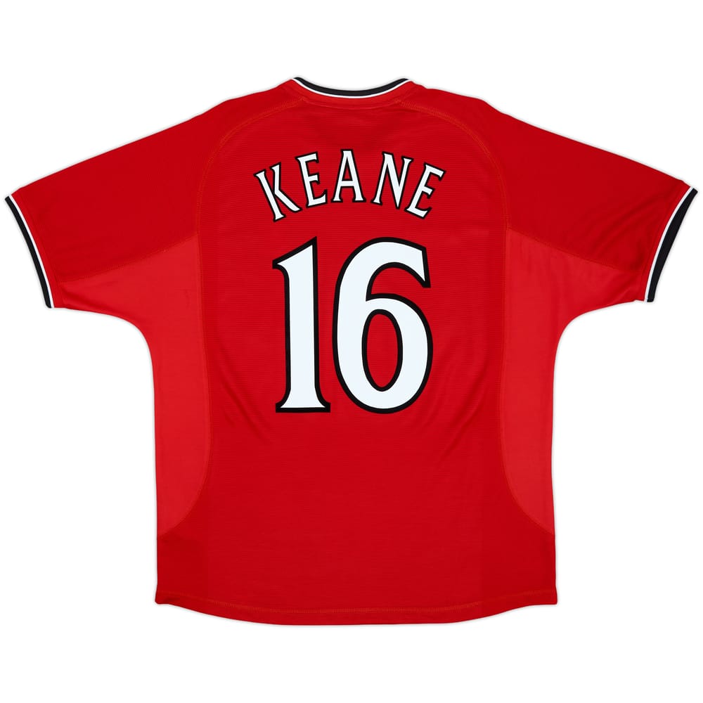 2000-02 Manchester United Home Shirt Keane #16 - 6/10 - (L)