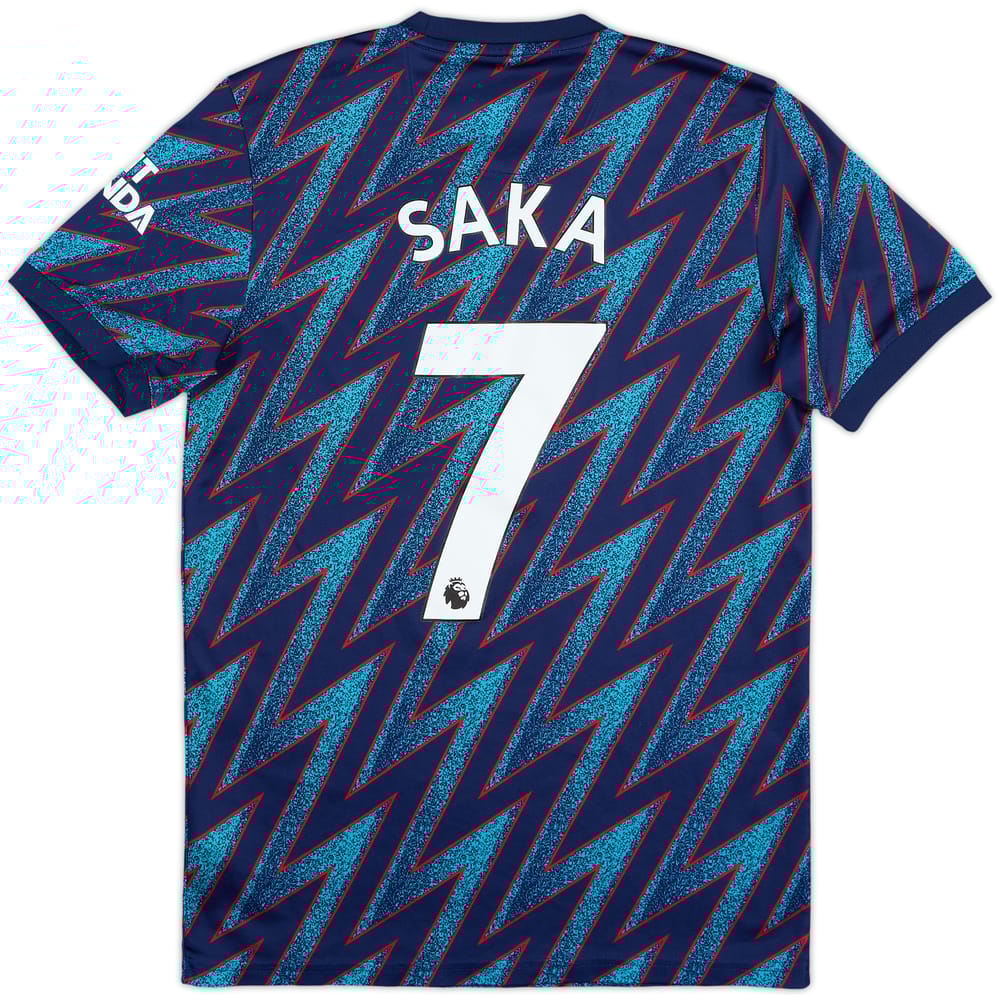 2021-22 Arsenal Third Shirt Saka #7 - 8/10 - (S)