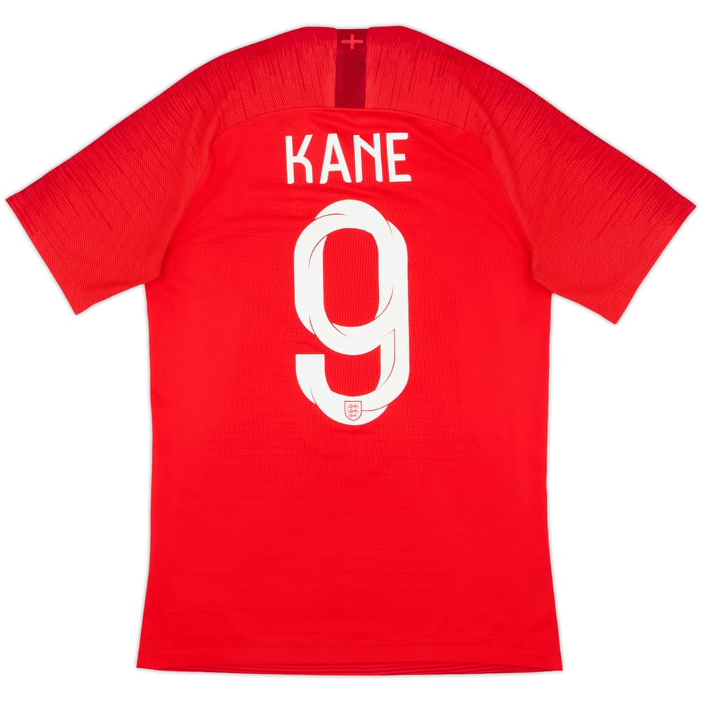 Camiseta auténtica de visitante de Inglaterra 2018-19 Kane #9 - 9/10 - (S)