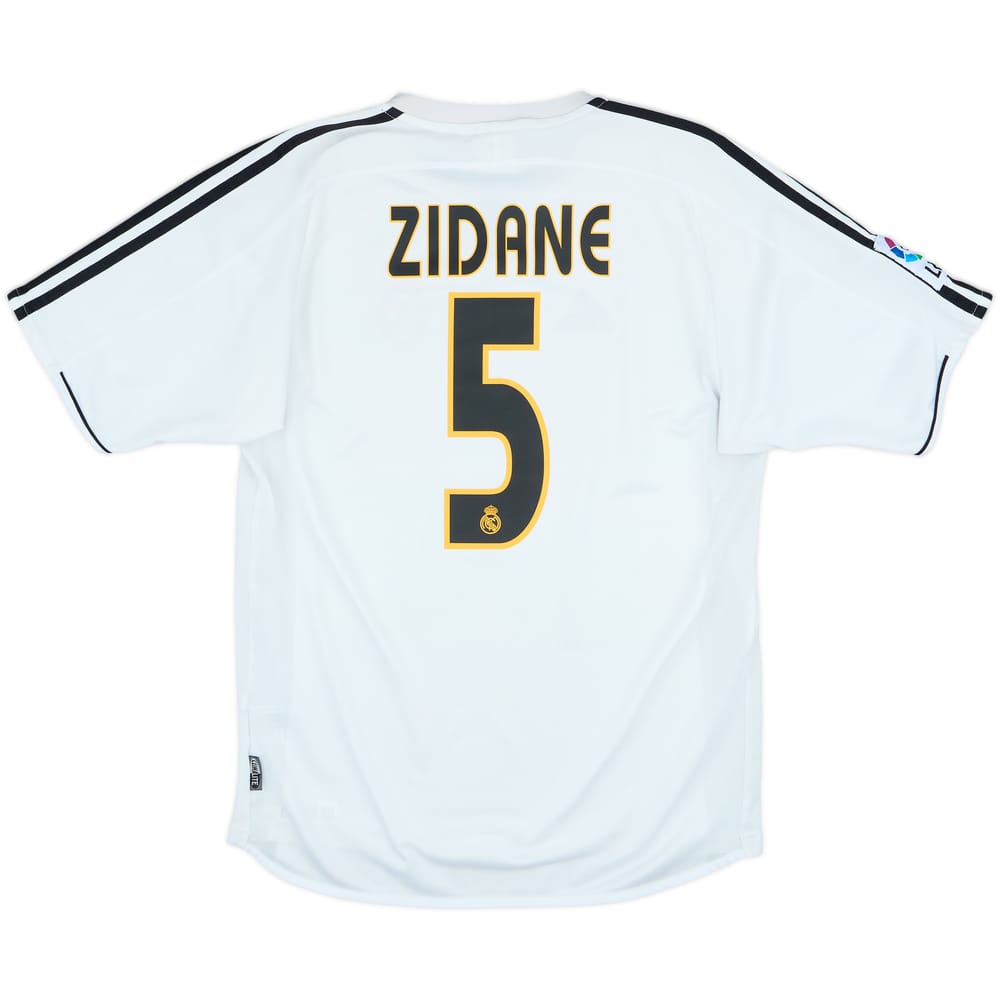 2003-04 Real Madrid Home Shirt Zidane #5 - 6/10 - (S)