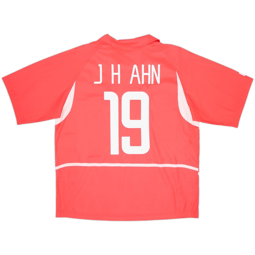 2002-03 South Korea Home Shirt J.H.Ahn #19 - 5/10 - (L)