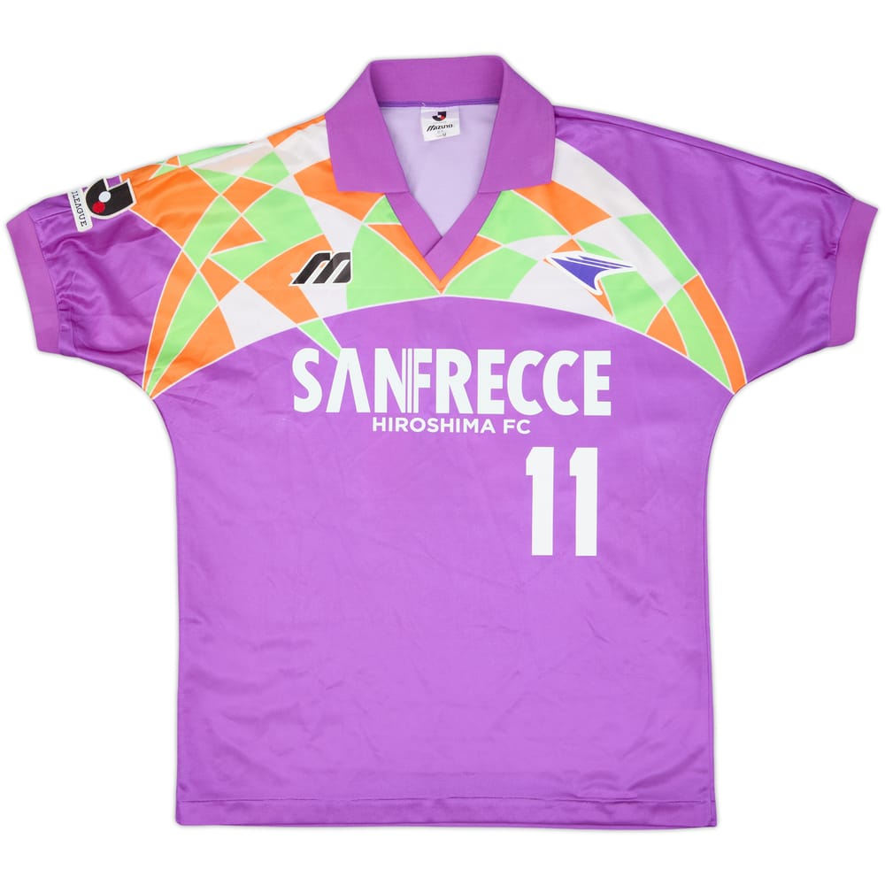 1993 Sanfrecce Hiroshima Home Shirt #11 - 9/10 - (M)