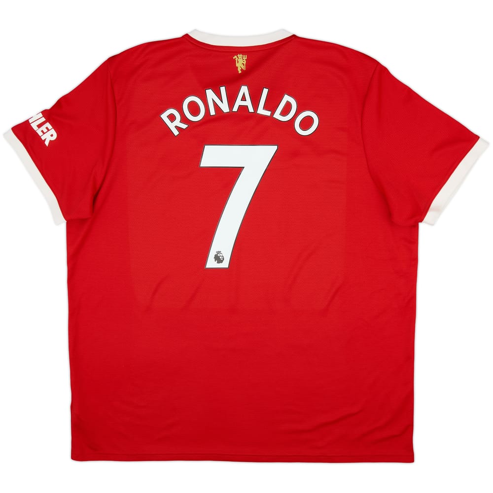 2021-22 Manchester United Home Shirt Ronaldo #7 - 8/10 - (XXL)
