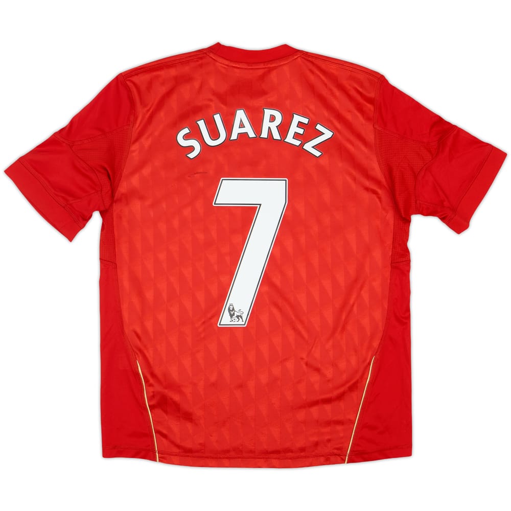 2010-12 Liverpool Home Shirt Suarez #7 - 7/10 - (L.Boys)