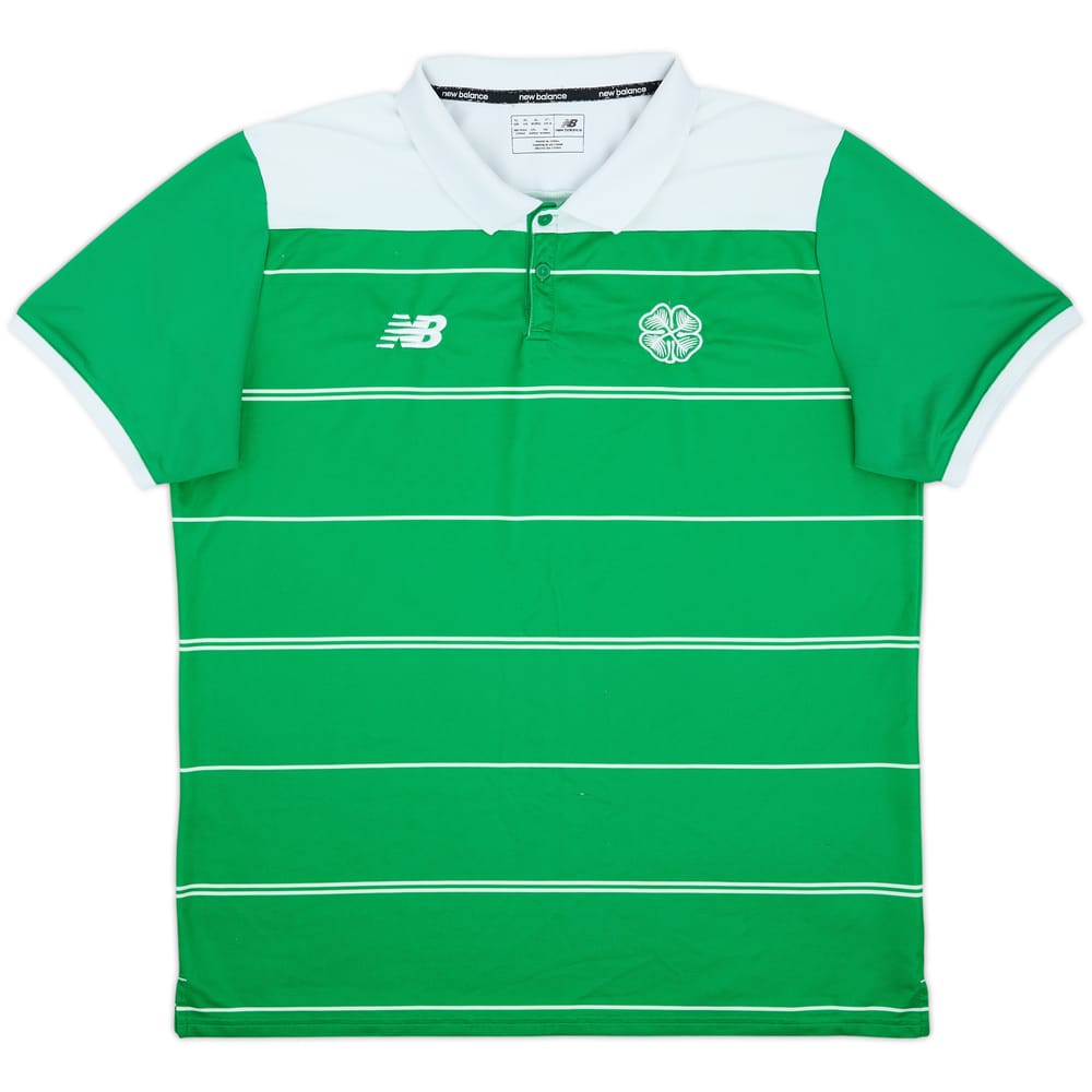 2017-18 Celtic New Balance Polo Shirt - 6/10 - (XL)