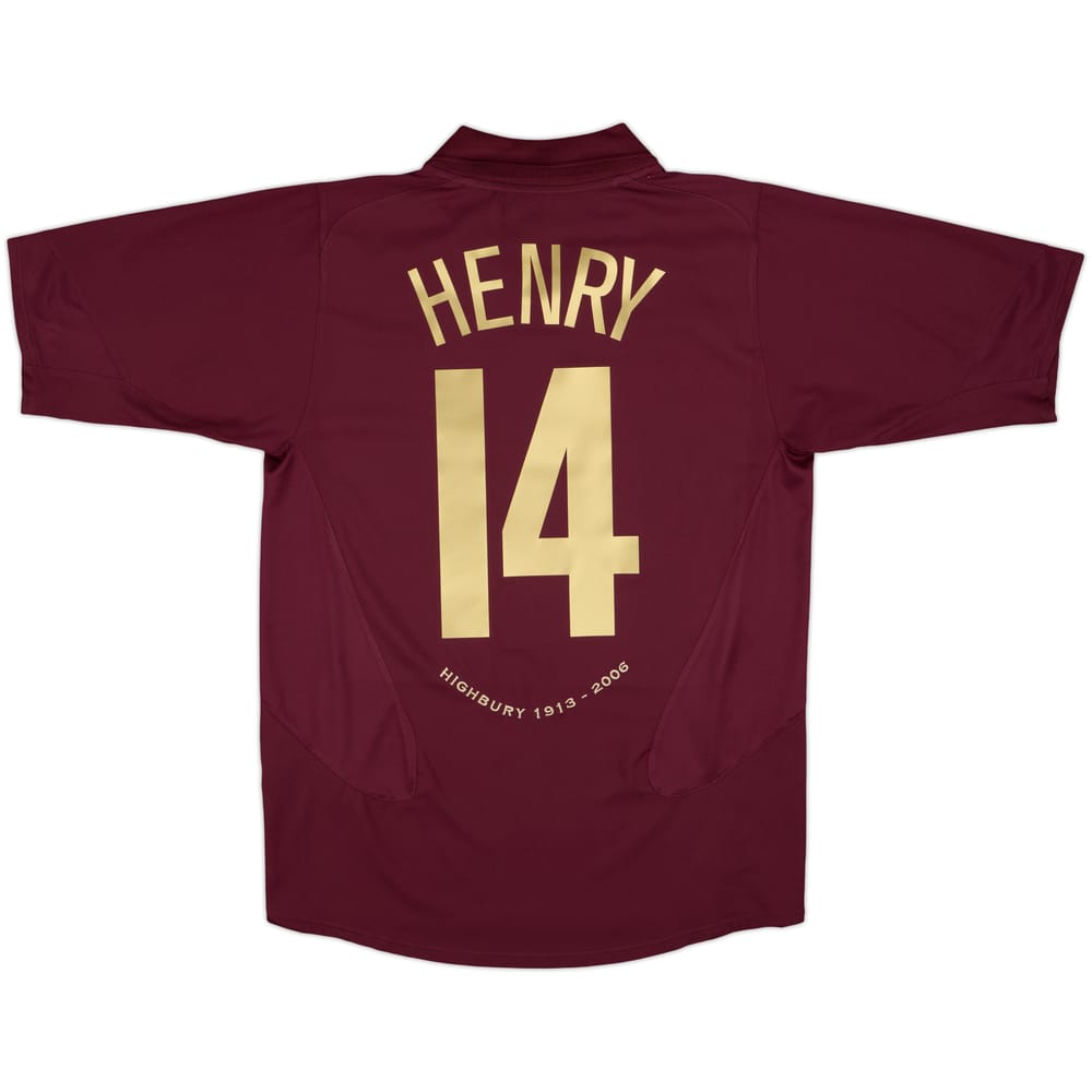 2005-06 Arsenal Home Shirt Henry #14 - 10/10 - (M)