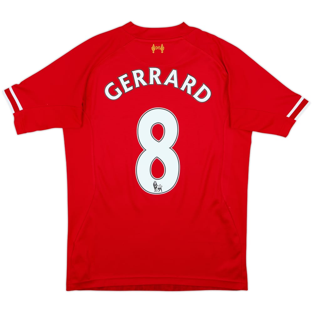2013-14 Liverpool Home Shirt Gerrard #8 - 6/10 - (S)