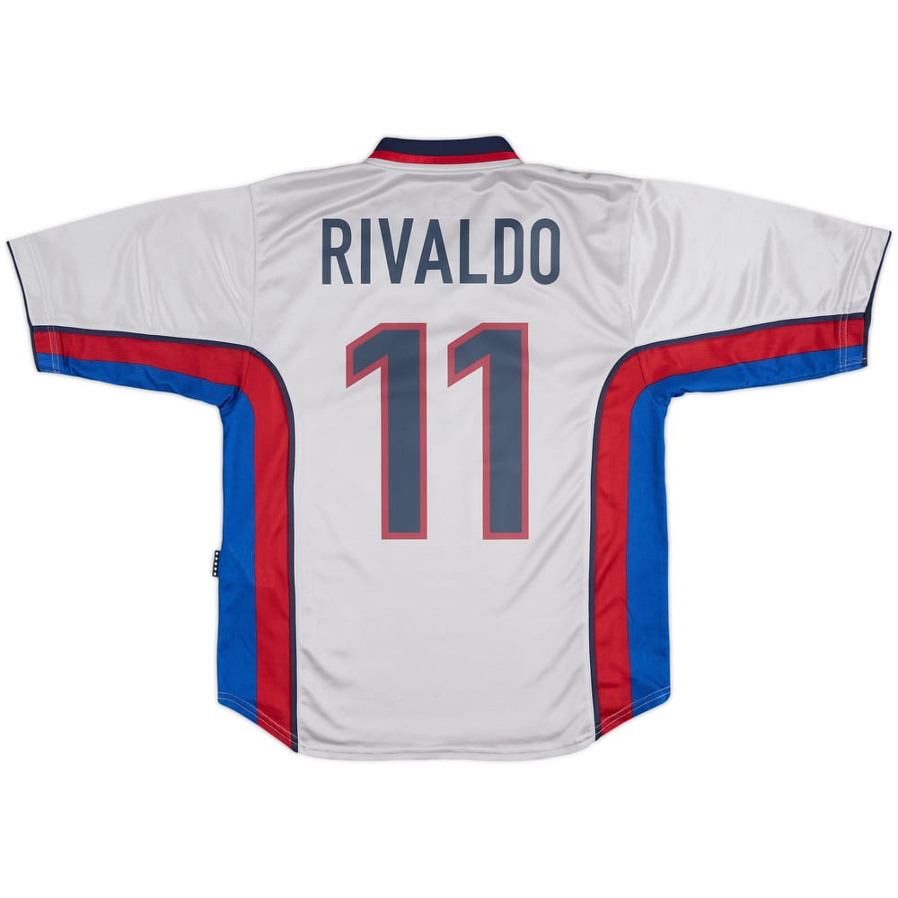 1998-01 Barcelona Away Shirt Rivaldo #11 - 9/10 - (S)
