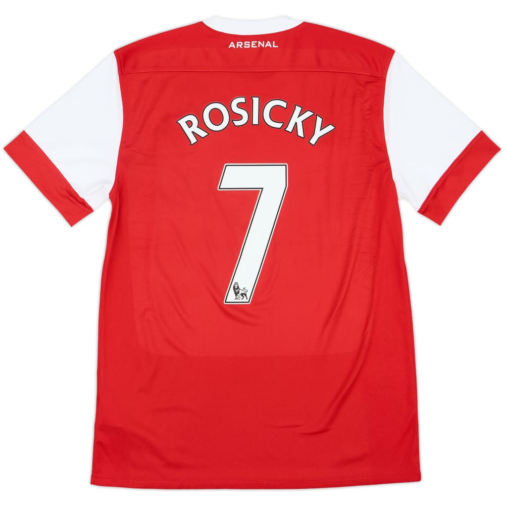 2010-11 Arsenal Home Shirt Rosicky #7 - 6/10 - (M)