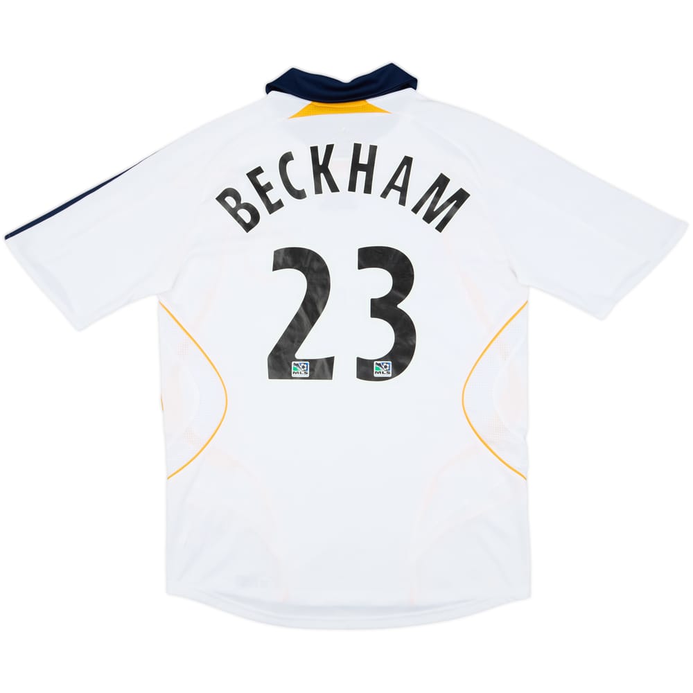Camiseta de local del LA Galaxy 2007-08 Beckham #23 - 7/10 - (M)