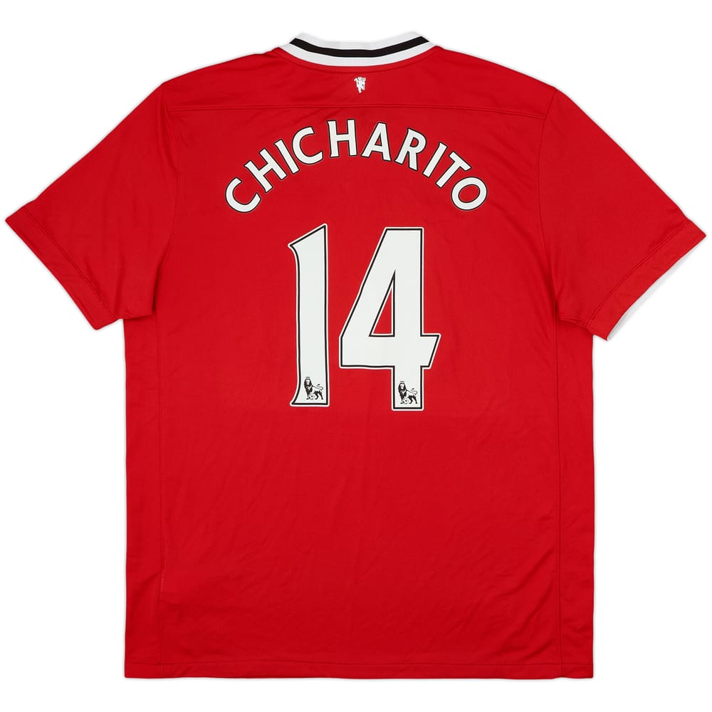 2011-12 Manchester United Camiseta Local Chicharito #14 - 7/10 - (XL)