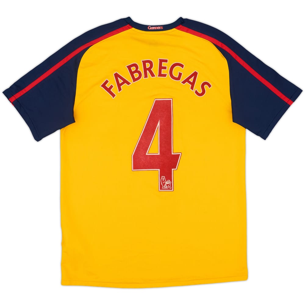 2008-09 Arsenal Camiseta Visitante Fabregas #4 - 7/10 - (M)